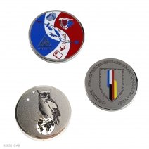 Coin Chroma Ø 35 mm Argent