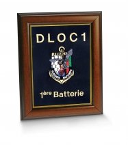 Broderie encadrée