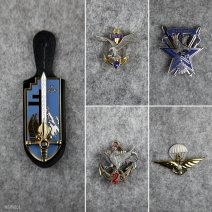 Insigne 3D émaillé avec  une applique