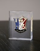 Insigne 3D émaillé avec deux appliques