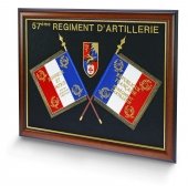 Encadré double drapeau