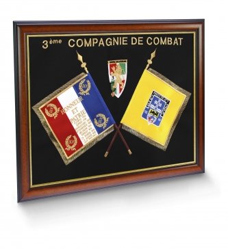 Encadré double drapeau