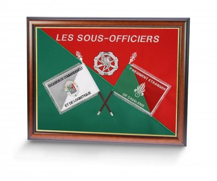 Encadré double fanion