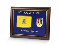 Encadré fanion ou drapeau une face