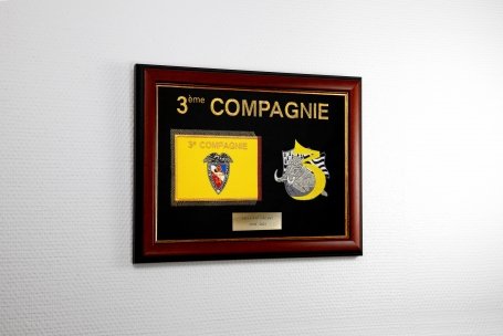 Encadré fanion ou drapeau une face