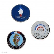 Coin Chroma Ø 40 mm Argent