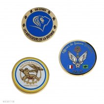 Coin Chroma Ø 40 mm Or