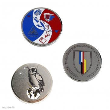 Coin Chroma Ø 35 mm Argent