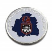 Coin Chroma Ø 45 mm Argent