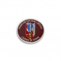 Coin Chroma Ø 45 mm Argent