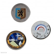 Coin Chroma Ø 45 mm Argent