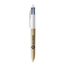 BIC® 4 Couleurs Wood Style