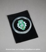 MÉDAILLE VERRE MÉTAL