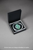 MÉDAILLE VERRE MÉTAL