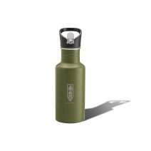 Bouteille alu avec paille Heze